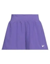 Nike Woman Shorts & Bermuda Shorts Purple Size Xl Polyester, Elastane