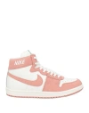 Nike Woman Sneakers Antique Rose Size 8 Leather In Pink