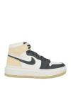 Nike Womens Gold Grey Sail Air Jordan 1 Panelled Leather High-top Trainers In Beige