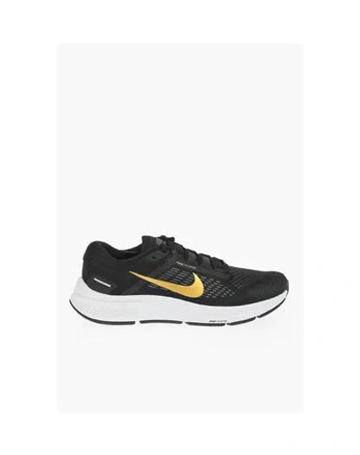 Nike Fabric Air Zoom Structure 24 Sneakers In Black