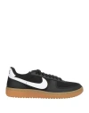 Nike Woman Sneakers Black Size 8 Textile Fibers, Synthetisches Material