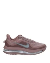 Nike Woman Sneakers Burgundy Size 8 Textile Fibers In Multi