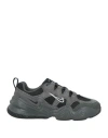 Nike Woman Sneakers Charcoal Size 5.5 Synthetisches Material, Technical Fibers In Gray