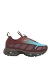 Nike Woman Sneakers Chocolate Brown Size 8 Textile Fibers In Brown