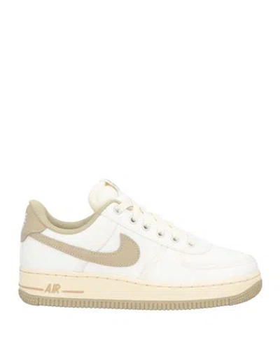 Nike Woman Sneakers Cream Size 7.5 Textile Fibers In White