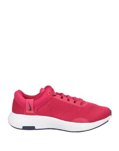 Nike Woman Sneakers Garnet Size 6.5 Textile Fibers In Red