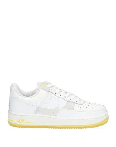 Nike Woman Sneakers Ivory Size 7.5 Leather In White