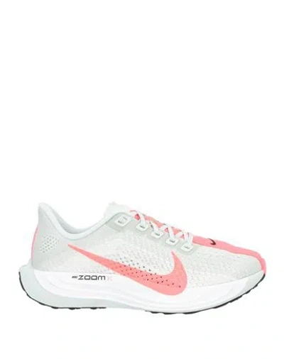 Nike Woman Sneakers Light Grey Size 5.5 Textile Fibers In Multi