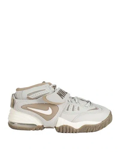 Nike Woman Sneakers Light Grey Size 7.5 Leather, Textile Fibers