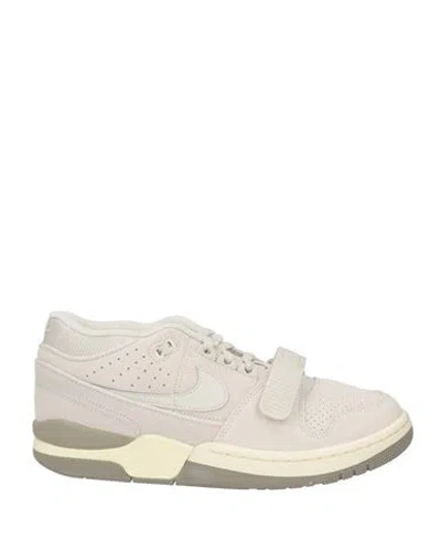 Nike Woman Sneakers Light Grey Size 9 Leather In Neutral