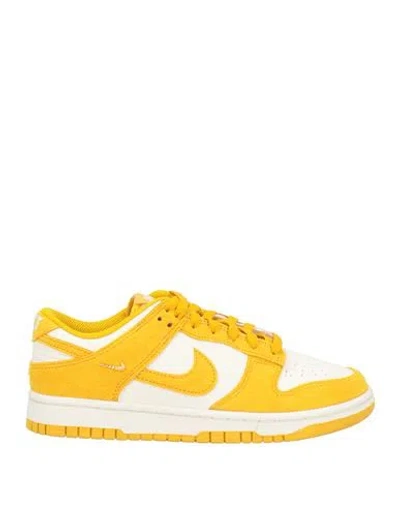 NIKE NIKE WOMAN SNEAKERS MARIGOLD SIZE 8 TEXTILE FIBERS
