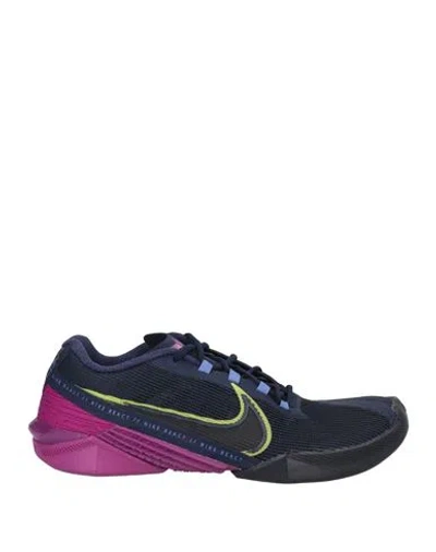 Nike Woman Sneakers Midnight Blue Size 5 Textile Fibers