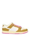 Nike Brown & Beige Dunk Low Se Sneakers In Yellow