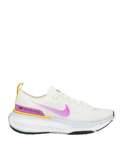 Nike Woman Sneakers Off White Size 5 Textile Fibers