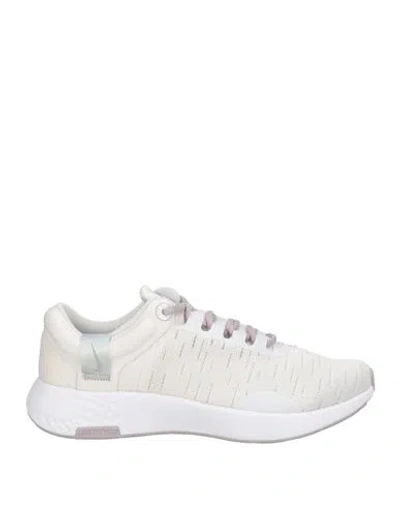 Nike Woman Sneakers Off White Size 5.5 Textile Fibers