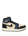Nike Woman Sneakers Off White Size 5.5 Leather, Textile Fibers