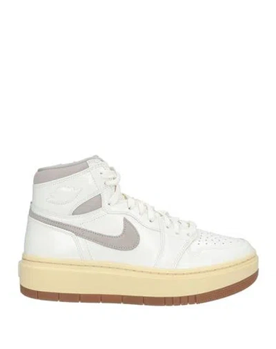 Nike White Air Jordan 1 Elevate Se High Sneakers In Sail College Grey Pale V