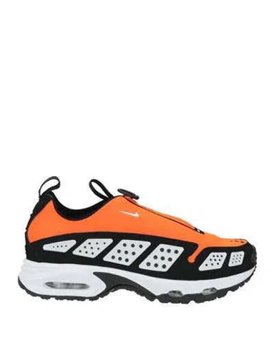 Nike Woman Sneakers Orange Size 9.5 Textile Fibers