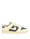 Nike Woman Sneakers Pastel Yellow Size 5.5 Leather In Neutral