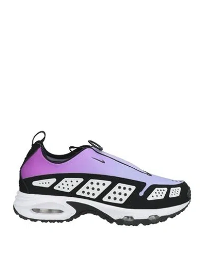 Nike Woman Sneakers Purple Size 8 Textile Fibers In Multi