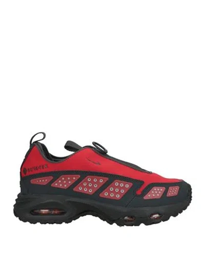 Nike Woman Sneakers Red Size 7.5 Textile Fibers