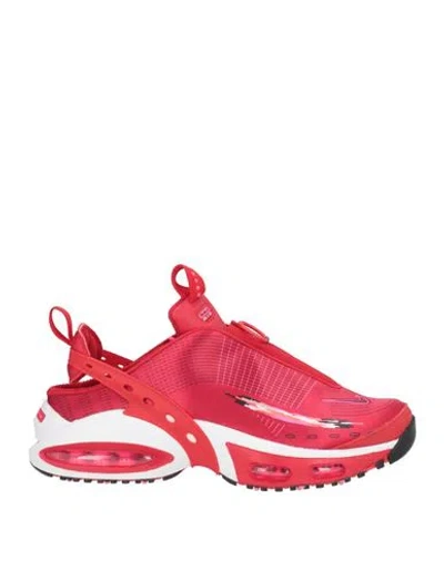 Nike Woman Sneakers Red Size 8.5 Textile Fibers In Pink