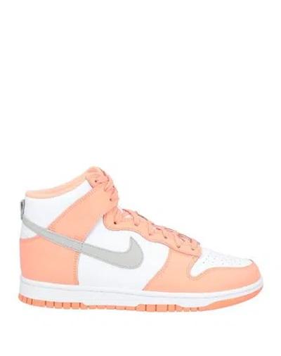 Nike Woman Sneakers Salmon Pink Size 9 Leather