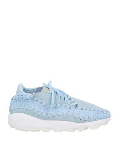 Nike Woman Sneakers Sky Blue Size 7.5 Textile Fibers
