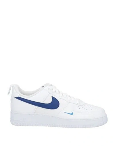 Nike Woman Sneakers White Size 10.5 Leather, Textile Fibers