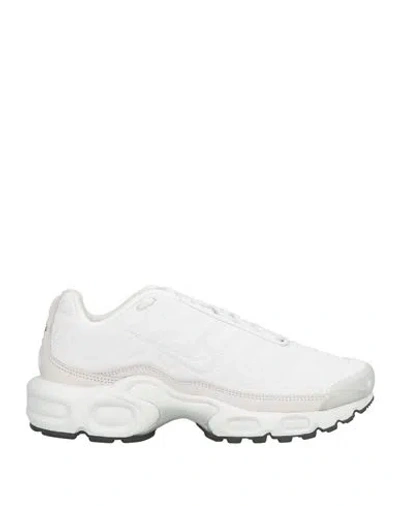 Nike Woman Sneakers White Size 6 Textile Fibers, Leather