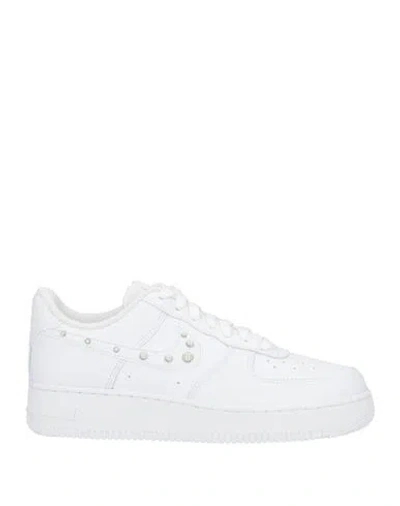 Nike Woman Sneakers White Size 8 Leather