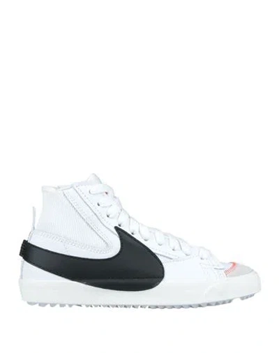 Nike Woman Sneakers White Size 8 Leather