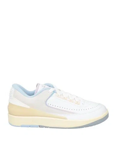 Nike White Air Jordan 2 Retro Low Sneakers In Summit White/varsity