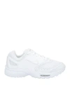 Nike Woman Sneakers White Size 8 Textile Fibers