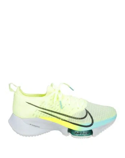 Nike Woman Sneakers Yellow Size 8 Textile Fibers