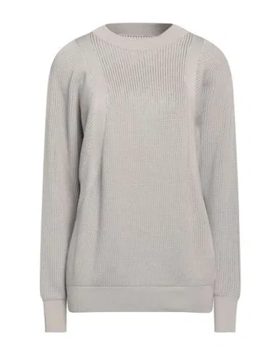 Nike Woman Sweater Grey Size Xl Cotton, Silk