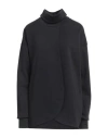 Nike Woman Sweatshirt Black Size L Polyester, Cotton, Elastane