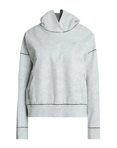 Nike Woman Sweatshirt Light Grey Size S Polyester In Gray