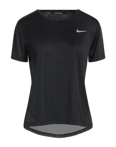 Nike Woman T-shirt Black Size L Polyester