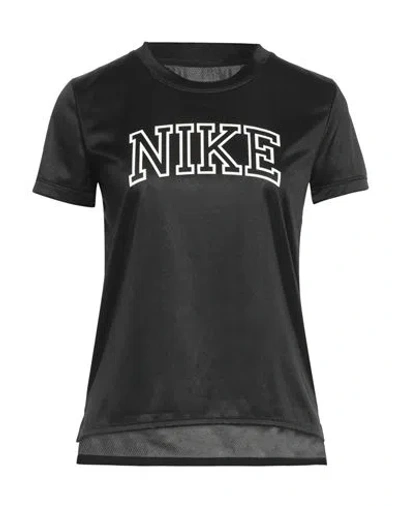 Nike Woman T-shirt Black Size M Polyester