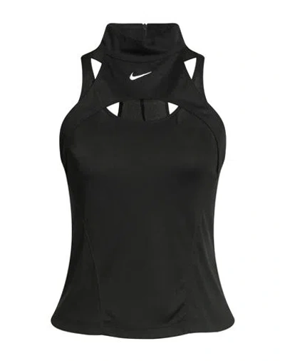 Nike Woman Tank Top Black Size L Polyester