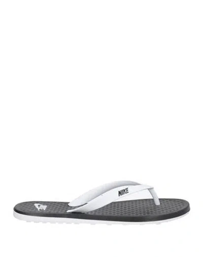 Nike Woman Thong Sandal White Size 7 Rubber