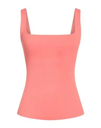 Nike Woman Top Coral Size Xs Nylon, Elastane In Pink