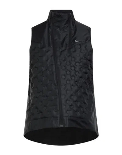 Nike Woman Vest Black Size L Polyester