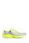 Nike Air Superfly Suede And Perforated Metallic Leather Sneakers In Yellow