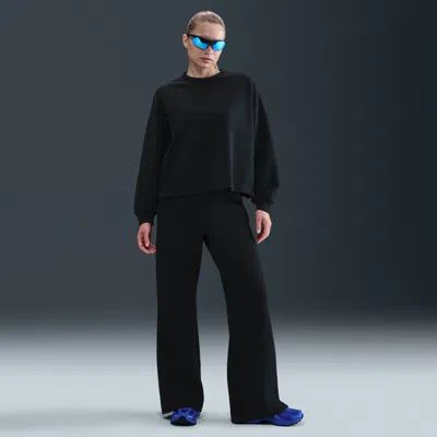 NIKE WOMEN'S 24.7 IMPOSSIBLYSOFT DRI-FIT HIGH-WAISTED LOOSE FLARED PANTS,1015685022