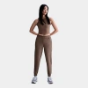Nike Women's 24/7 Impossiblysoft Dri-fit Mid-rise Jogger Pants In Brown
