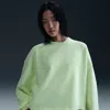 Nike Women's 24.7 Impossiblysoft Dri-fit Oversized Crew-neck Top In Yellow