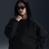 Nike Women's 24.7 Impossiblysoft Dri-fit Oversized Crew-neck Top In Black