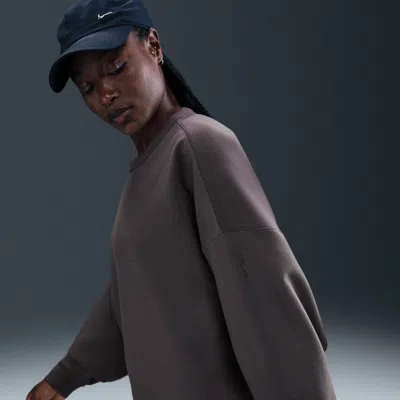 Nike Women's 24.7 Impossiblysoft Dri-fit Oversized Crew-neck Top In Multi